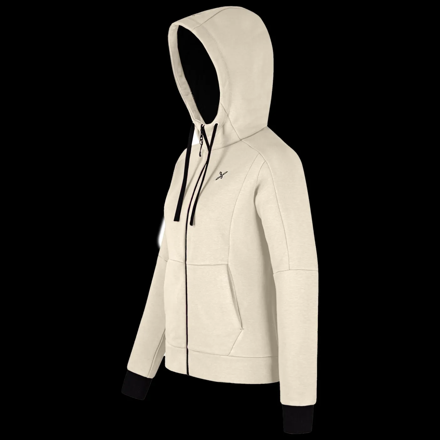 LOGO COTTON HOODED MAGLIA WOM.