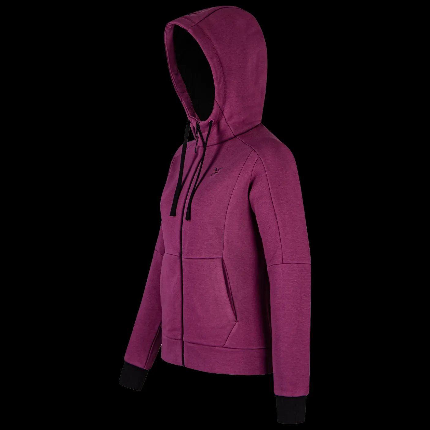 LOGO COTTON HOODED MAGLIA WOM.