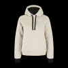 LOGO COTTON HOODED SWEATER WOM
