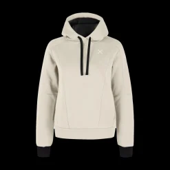 LOGO COTTON HOODED SWEATER WOM