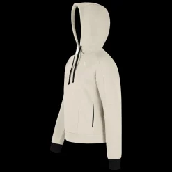 LOGO COTTON HOODED SWEATER WOM