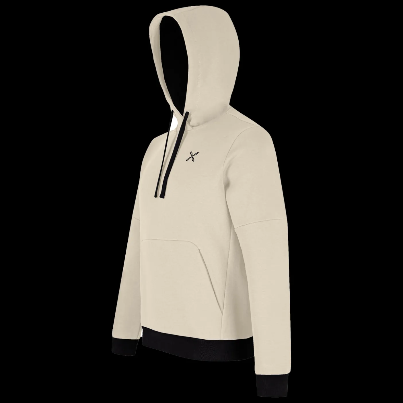 LOGO COTTON HOODED SWEATER
