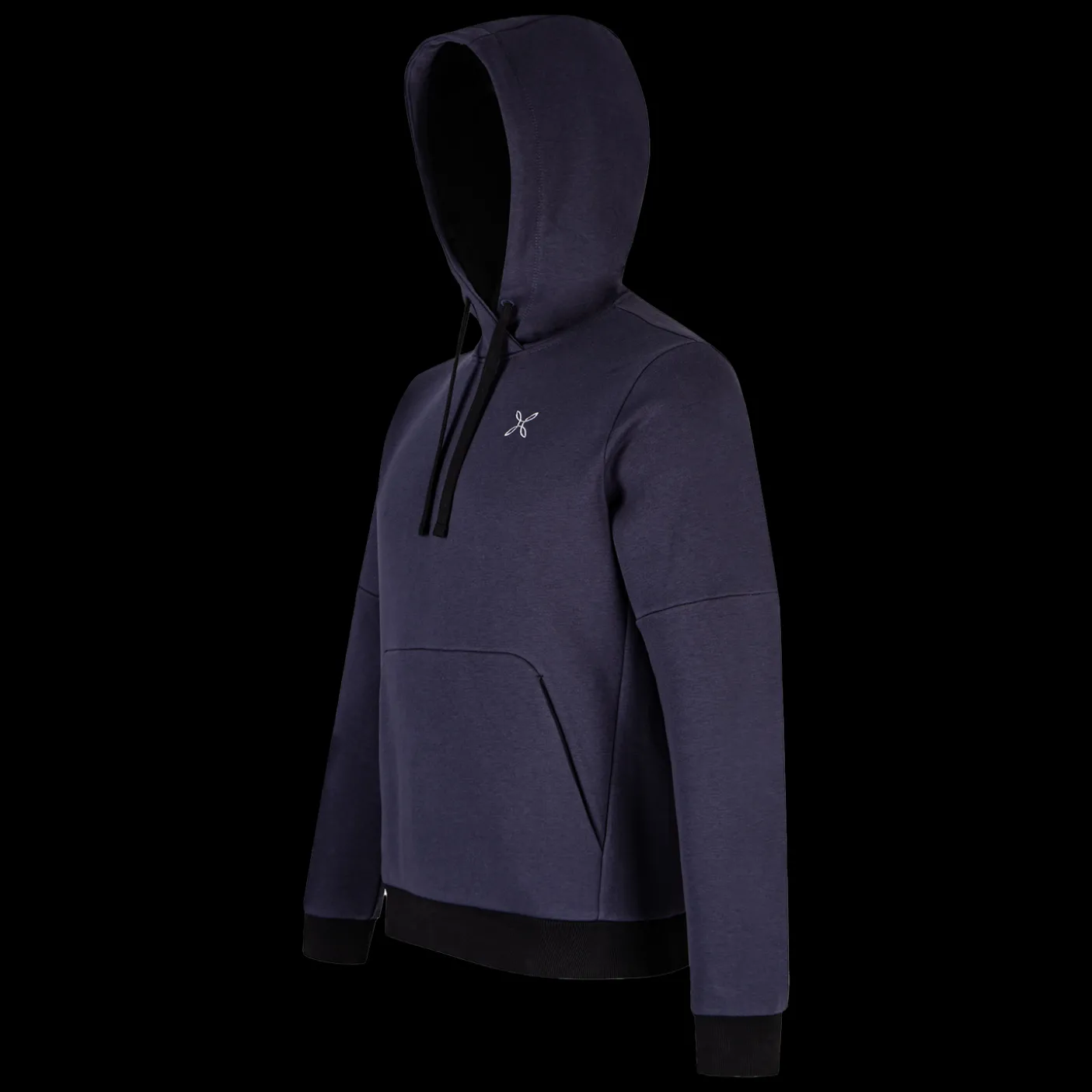 LOGO COTTON HOODED SWEATER