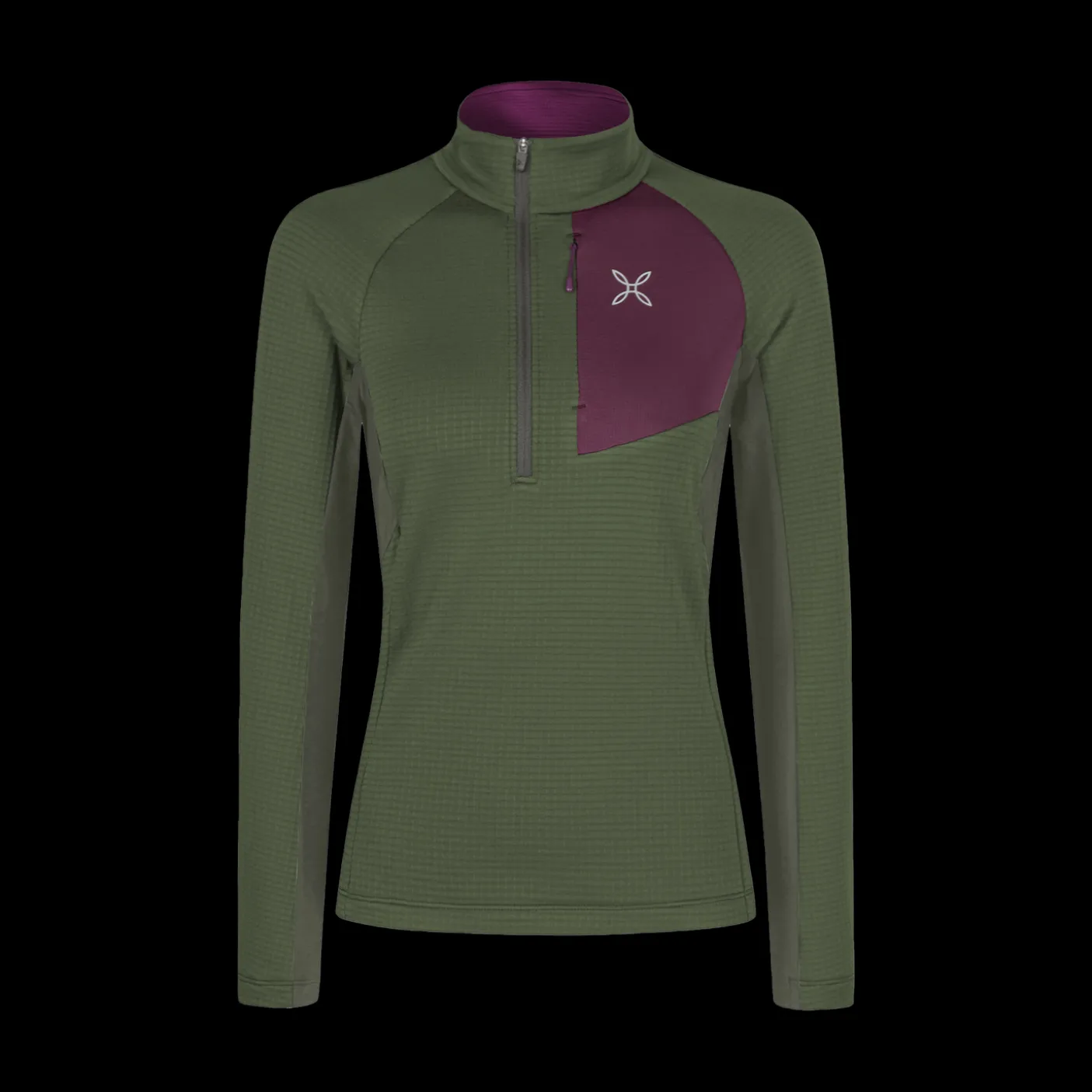 STRETCH COLOR 3 ZIP MAGLIA W.